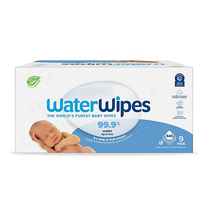 Waterwipes Baby Wipes - 540 CT - Image 2