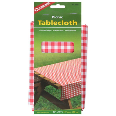Cog Plstc Gingham Tablecloth - EA - Image 3