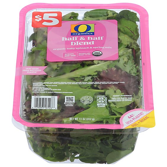 O Organics Half & Half Salad Blend - 11 OZ