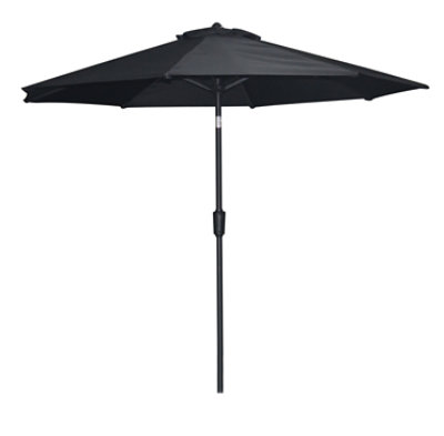 Signature SELECT 9 Feet Black Market Umbrella - Each - Image 1