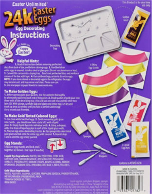 Easter Unlimited RJ Rabbit Approved 24K Easter Eggs Egg Decorating Kit - Each - Image 4