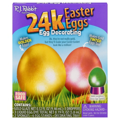 Easter Unlimited RJ Rabbit Approved 24K Easter Eggs Egg Decorating Kit - Each - Image 2