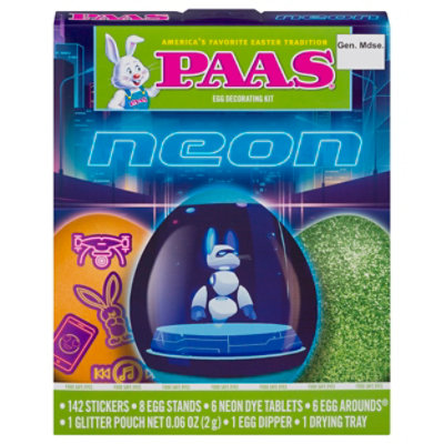 Paas Neon Dye Egg Kit - EA