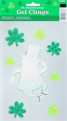 Ampro St. Patrick's Day Gel Clings - Each - Image 4