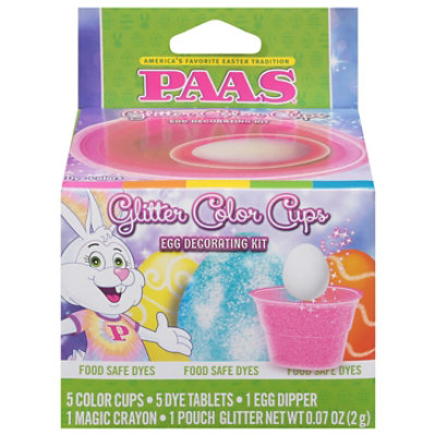 PAAS Glitter Color Cups Egg Decorating Kit - Each - Image 3