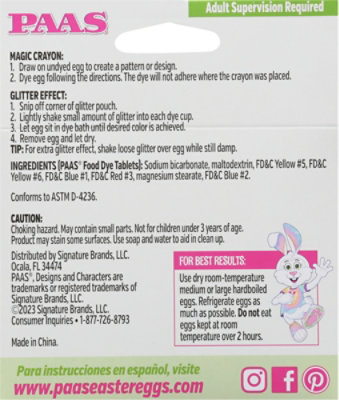 PAAS Glitter Color Cups Egg Decorating Kit - Each - Image 4