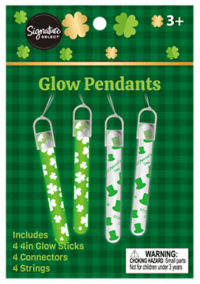 Signature SELECT St Patricks Glow Pendants - Each - Image 1