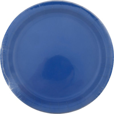 Creative Converting Celebrations Cobalt Lunch Plates 8 Count - Each - Image 2