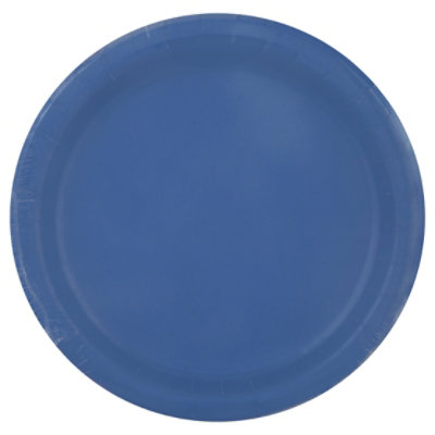 Creative Converting Celebrations Cobalt Lunch Plates 8 Count - Each - Image 1