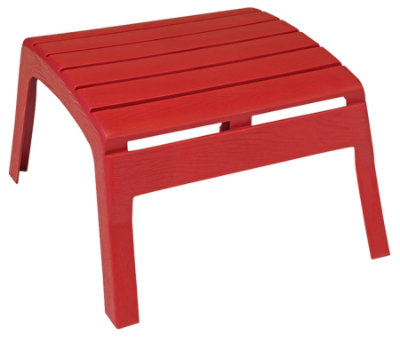 Red Adirondack Ottoman - Each - Image 1