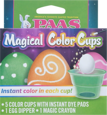 PAAS Magical Color Cups Egg Decorating Kit - Each - Image 2