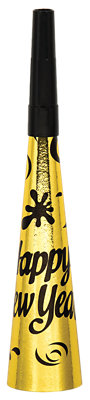 Silver Gold New Year Horn 1 Count - Each - Image 1