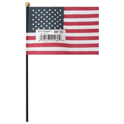 Annin Flagmakers 4X6 Inch Us Hand Flag 1 Count - Each - Image 3