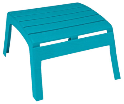 Gracious Living Adirondack Ottoman Teal -Each - Image 1