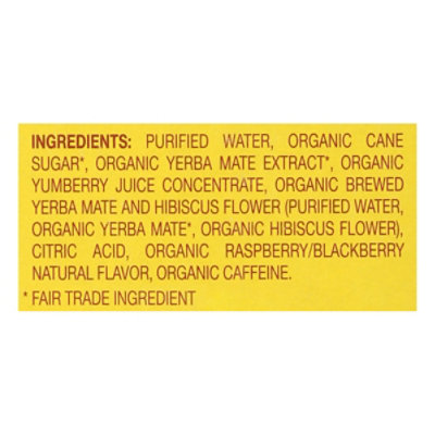 Yerba Mate Revel Berry Organic Cans - 4-15.5 FZ - Image 5