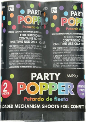 Ya 2pk Confetti Party Popper - EA - Image 2