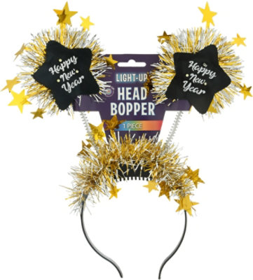 Ampro New Years Light Up Head Bopper 1 Count - Each - Image 1