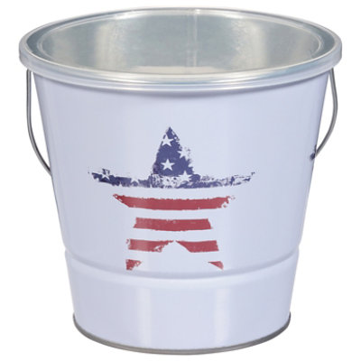 Patio Esssentials Patriotic Citro Bucket Candle - 18 Oz - Image 1
