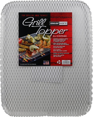 Oscarware Disposable Grill Topper 2 - 1 EA - Image 1