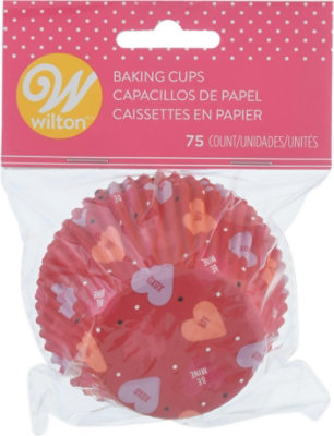 Wil Candy Heart Baking Cup - 75 CT - Image 2