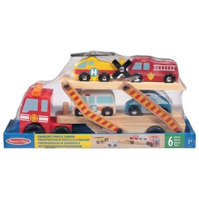 Melissa & Doug Emergency Vehicle Carrier - EA - Image 2