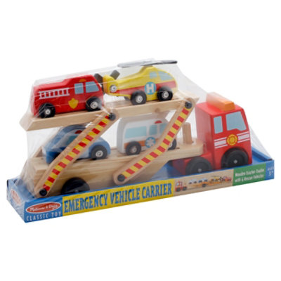 Melissa & Doug Emergency Vehicle Carrier - EA - Image 1