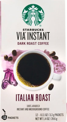 Starbucks Via Italian Roast 12ct - EA - Image 1