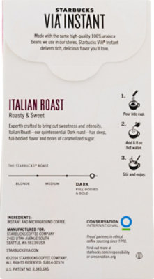 Starbucks Via Italian Roast 12ct - EA - Image 2