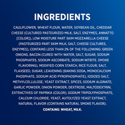 Birds Eye Loaded Cauliflower Bites Bacon Cheddar Flavor Frozen Vegetables - 12 Oz - Image 5