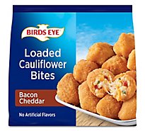 Birds Eye Loaded Cauliflower Bites Bacon Cheddar Flavor Frozen Vegetables - 12 Oz