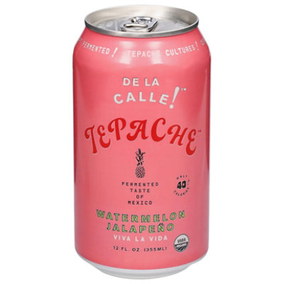 De La Calle Tepache Watermelon Jalapeno - 12 Oz - Image 3