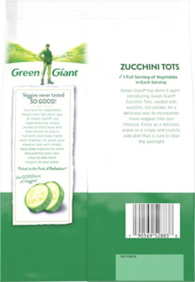 Green Giant Zucchini Tots- Parmesan Cheese - No Potato - 12 OZ - Image 6