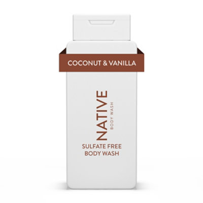 Native Coconut & Vanilla Body Wash - 18 OZ - Image 1
