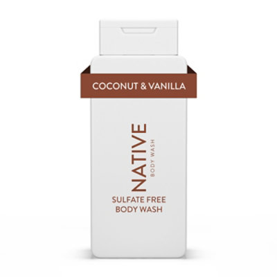 Native Coconut & Vanilla Body Wash - 18 OZ - Image 2