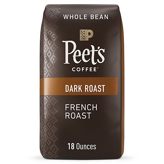 Peet's Coffee French Roast Dark Roast Whole Bean Coffee - 18 Oz