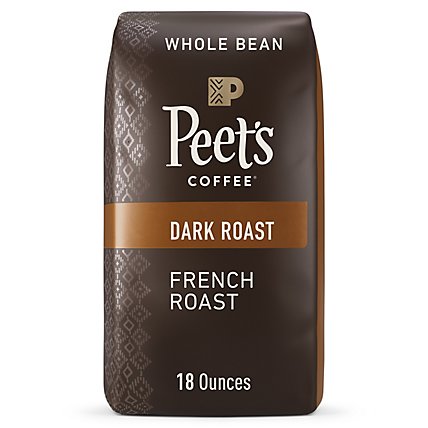 Peet's Coffee French Roast Dark Roast Whole Bean Coffee - 18 Oz - Image 1