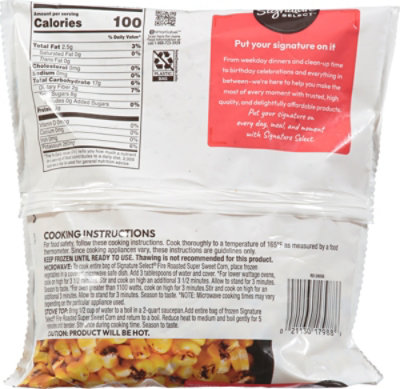 Signature SELECT Super Sweet Fire Roasted Corn - 12 Oz - Image 5
