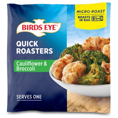 Birds Eye Micowave Roasters Broccoli & Cauliflower Frozen Vegetables - 6 Oz