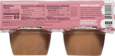 White Leaf Provisions Organic innamon Apple Sauce Cups - 4-4 Oz - Image 6