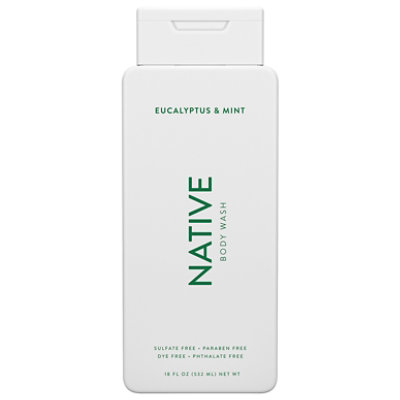 Native Eucalyptus & Mint Body Wash - 18 OZ - Image 3