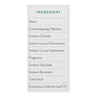 Native Eucalyptus & Mint Body Wash - 18 OZ - Image 4