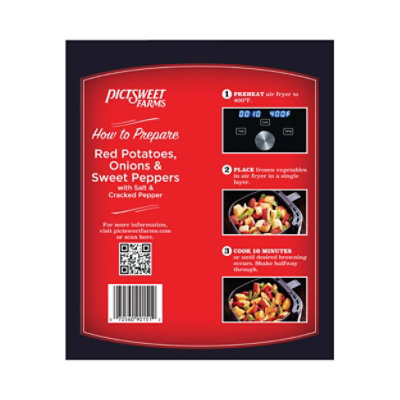 Pictsweet Farms Red Potatoes Onions & Sweet Peppers Seasoned Vegetables For Air Fryer - 14 Oz - Image 5