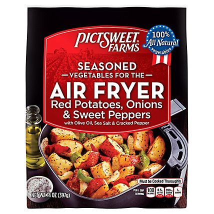 Pictsweet Farms Red Potatoes Onions & Sweet Peppers Seasoned Vegetables For Air Fryer - 14 Oz - Image 2