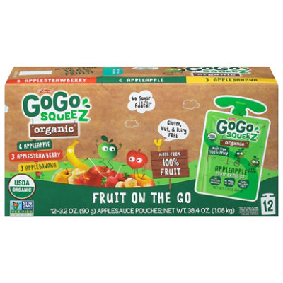 Gogo Squeeze Applesauce Variety - 12-3.2 Oz - Image 3