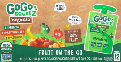 Gogo Squeeze Applesauce Variety - 12-3.2 Oz - Image 2