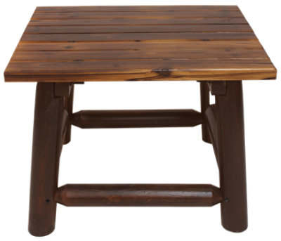 United General Supply Char Log End Table - Each - Image 1