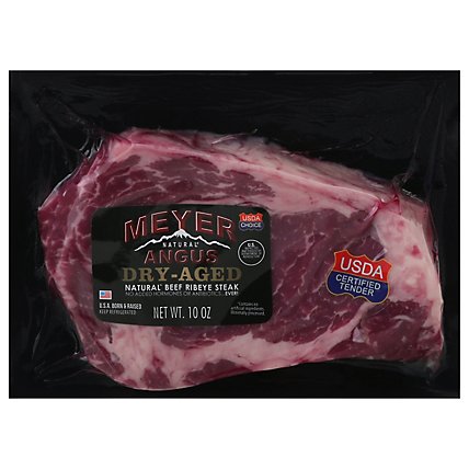 Meyer Natural Usda Choice Beef Ribeye Steak Dry Aged - 10 OZ - Image 3