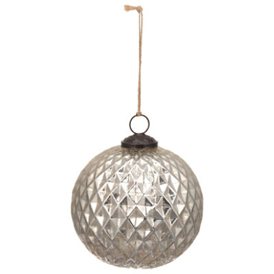 K&k Assorted 3.5 Inch Filled Gold Mercury Glass Lidded Ornament Candles