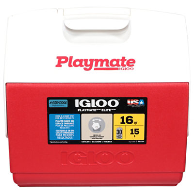 Igloo Red Playmate Elite Cooler - 16 Quart - Image 1