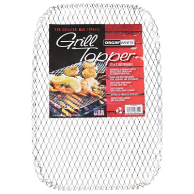 Oscarware Disposable Grill Topper - 7 x 11 Inch - Image 1